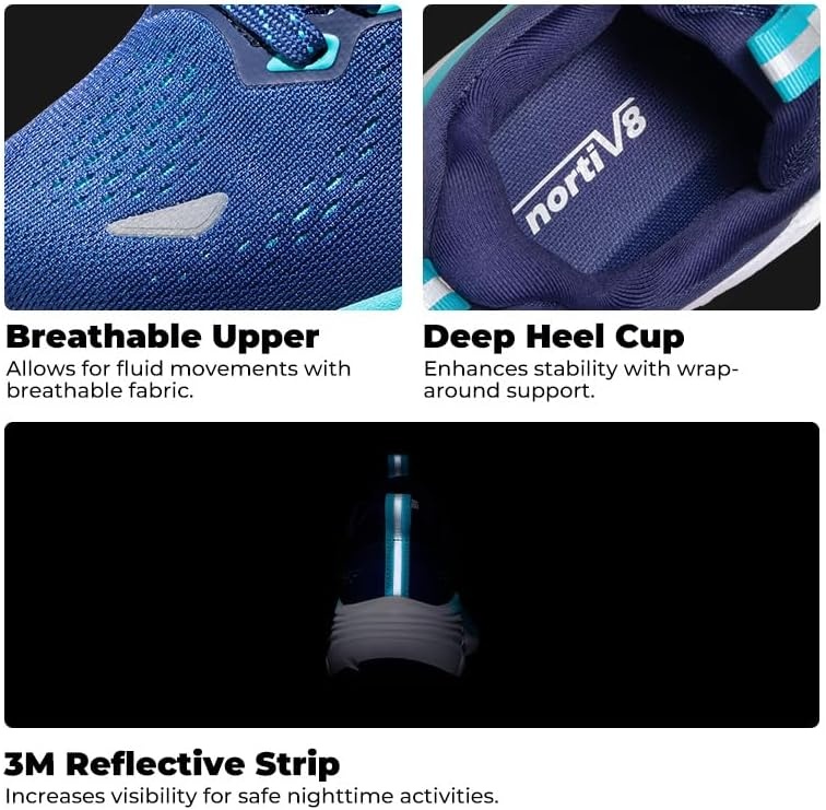 image:imageNORTIV 8 Womens Walking Shoes Running Tennis SneakersBlue