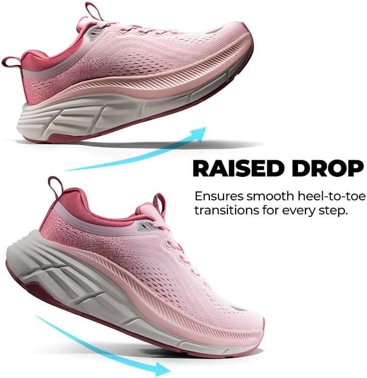 image:imageNORTIV 8 Womens Walking Shoes Running Tennis SneakersPink