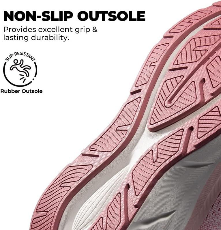 image:imageNORTIV 8 Womens Walking Shoes Running Tennis SneakersPink