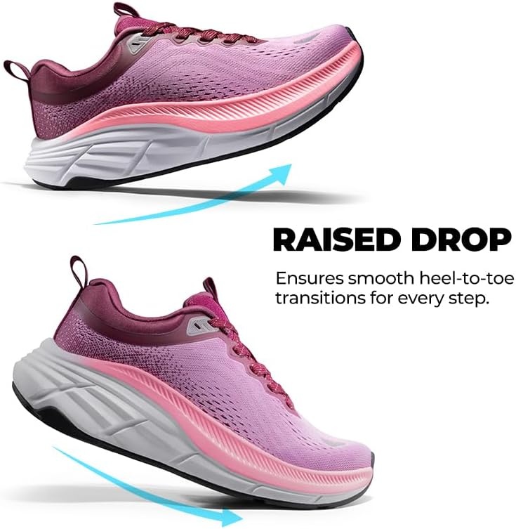 image:imageNORTIV 8 Womens Walking Shoes Running Tennis SneakersPurple