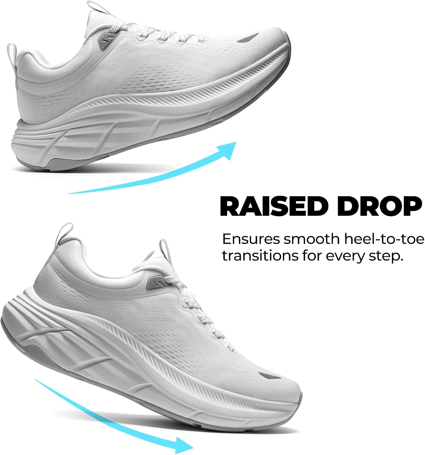 image:imageNORTIV 8 Womens Walking Shoes Running Tennis SneakersWhite