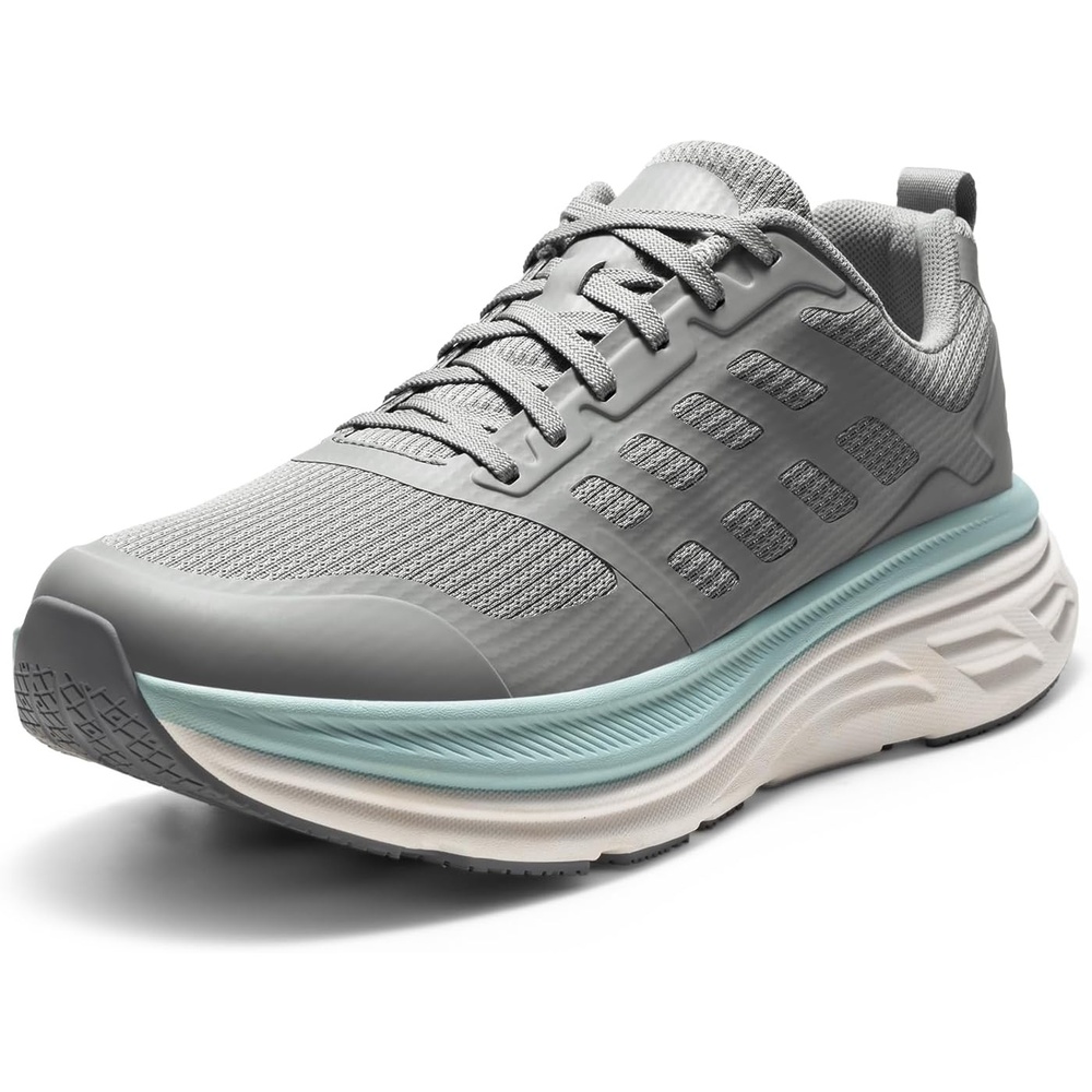 image:imageNORTIV 8 Mens Walking Running Tennis Shoes SneakersGrey