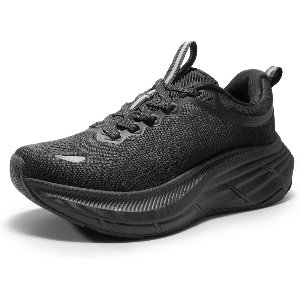 image:imageNORTIV 8 Womens Walking Shoes Running Tennis SneakersAll Black