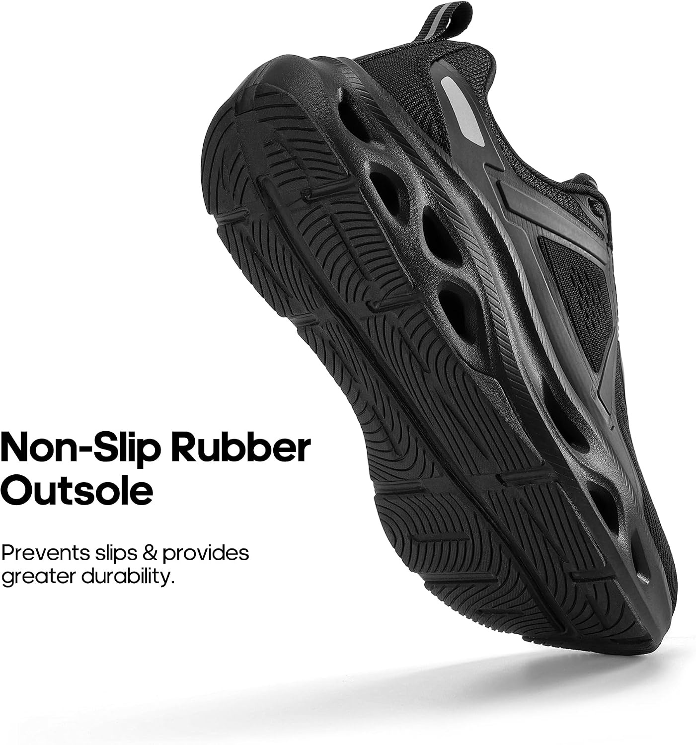 image:imageNORTIV 8 Womens Cushioned Walking Fashion SneakersAll Black