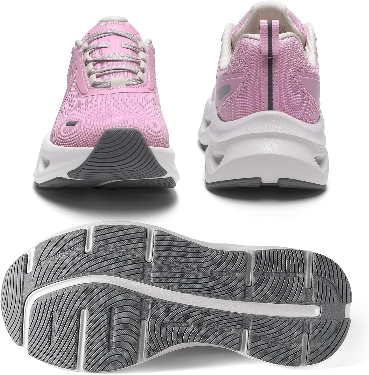 image:imageNORTIV 8 Womens Cushioned Walking Fashion SneakersPink
