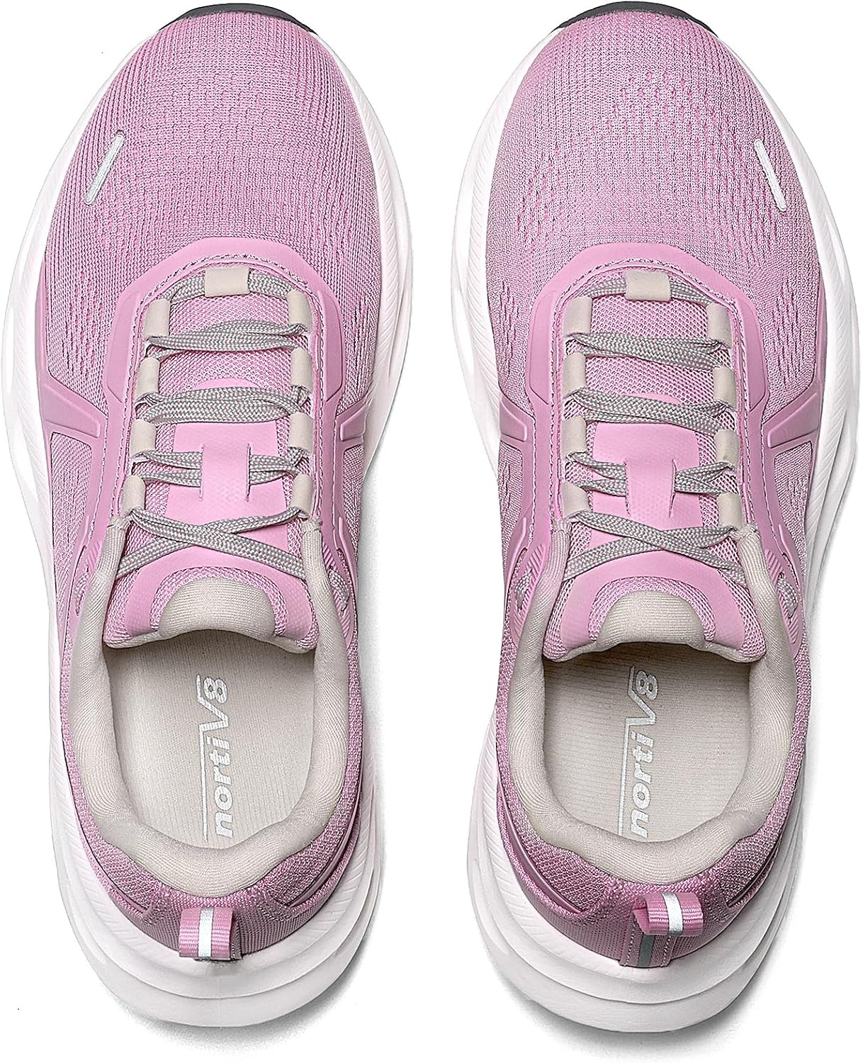 image:imageNORTIV 8 Womens Cushioned Walking Fashion SneakersPink