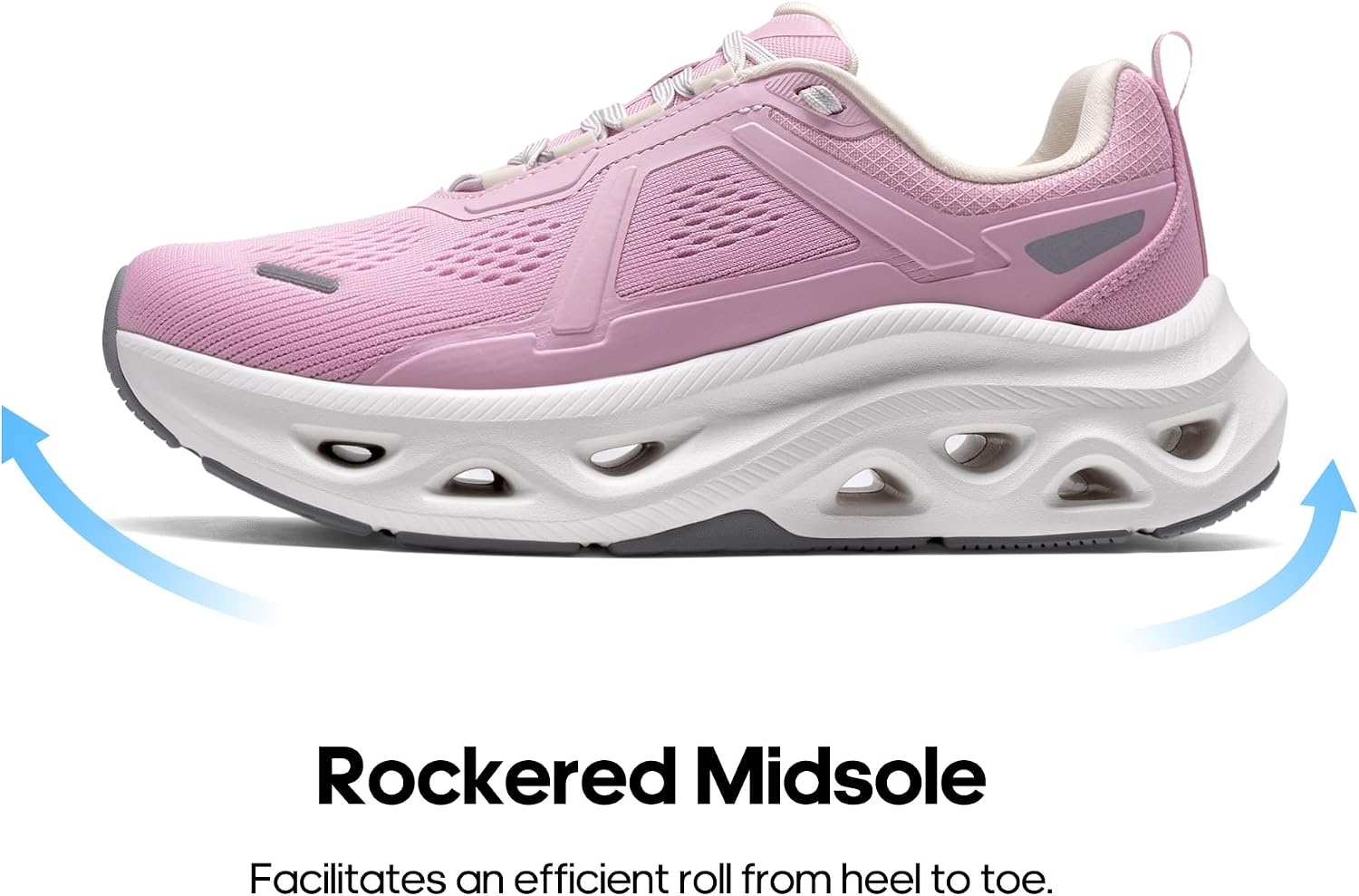image:imageNORTIV 8 Womens Cushioned Walking Fashion SneakersPink