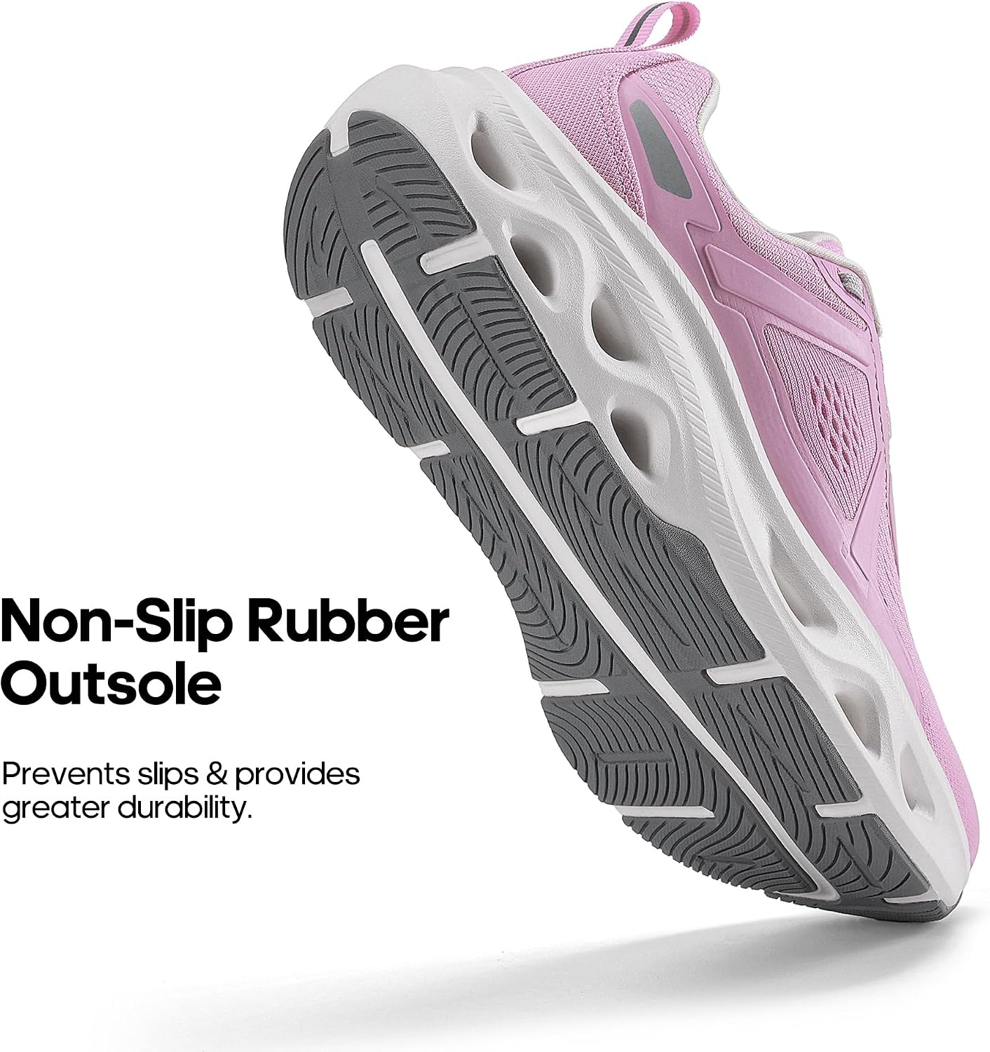 image:imageNORTIV 8 Womens Cushioned Walking Fashion SneakersPink