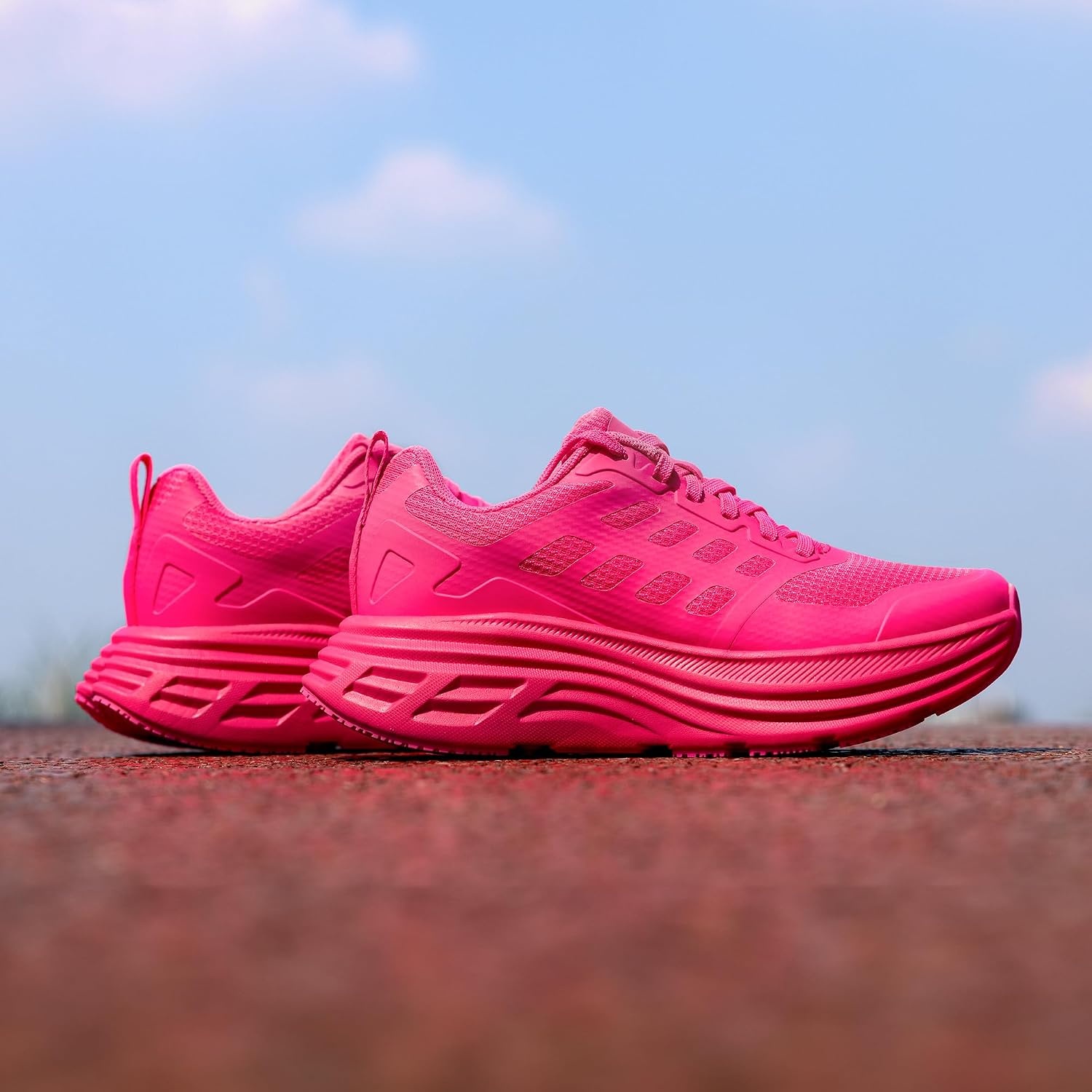 image:imageNORTIV 8 Womens Walking Shoes Running Tennis SneakersHot Pink