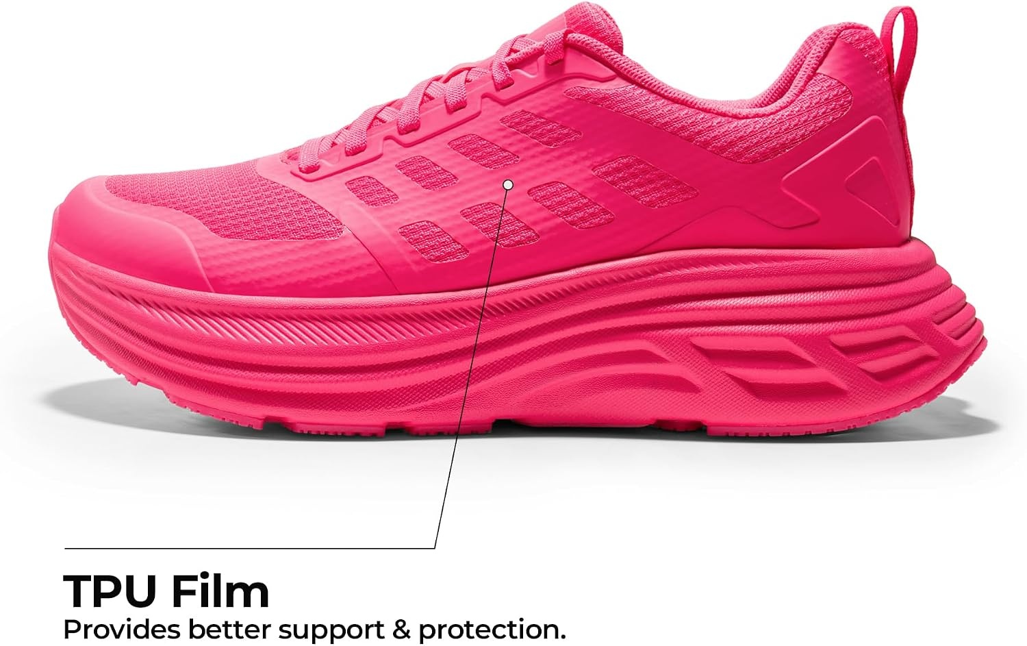 image:imageNORTIV 8 Womens Walking Shoes Running Tennis SneakersHot Pink
